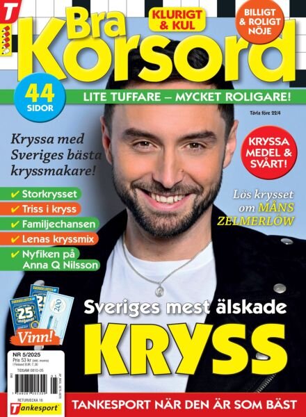 Bra Korsord – 26 Mars 2025 Cover