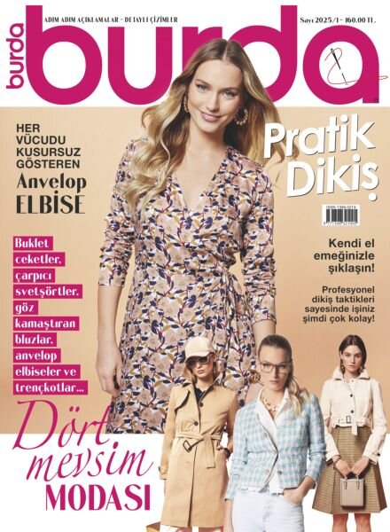 Burda Pratik Dikis – Mart 2025 Cover