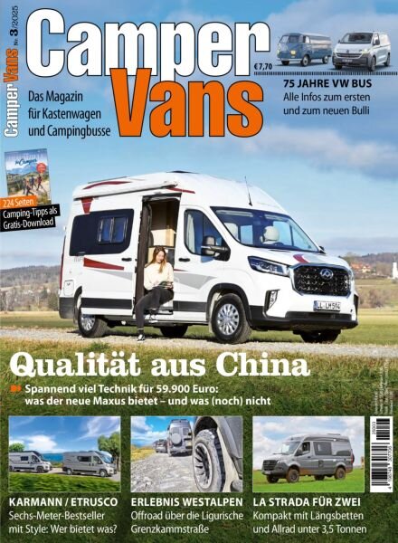 CamperVans – April 2025 Cover