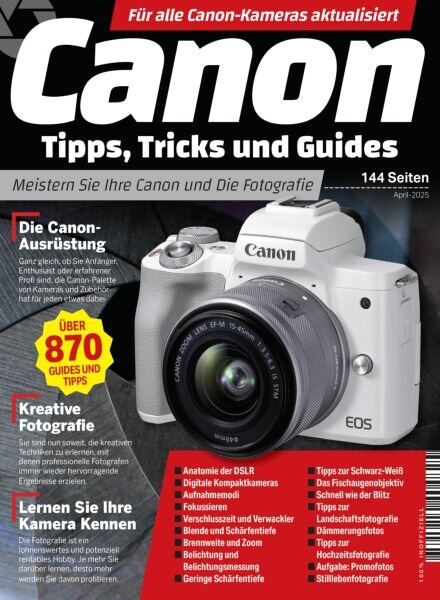 Canon Das essentielle Handbuch – April 2025 Cover