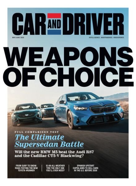 Car and Driver USA – May-June 2025 Cover