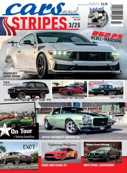Cars & Stripes – Mai-Juni 2025 Cover