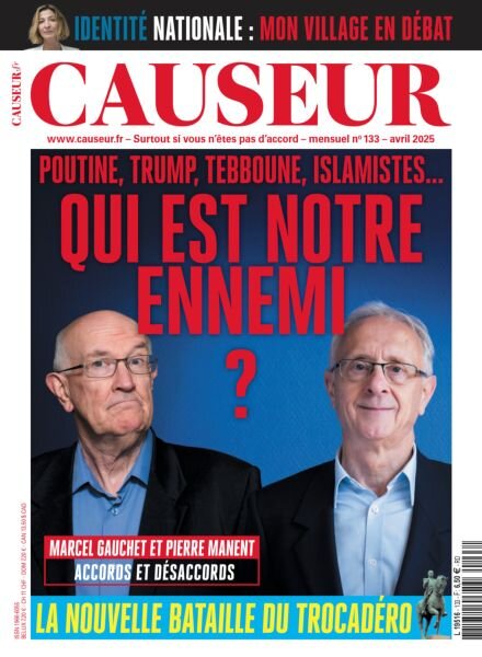 Causeur – Avril 2025 Cover