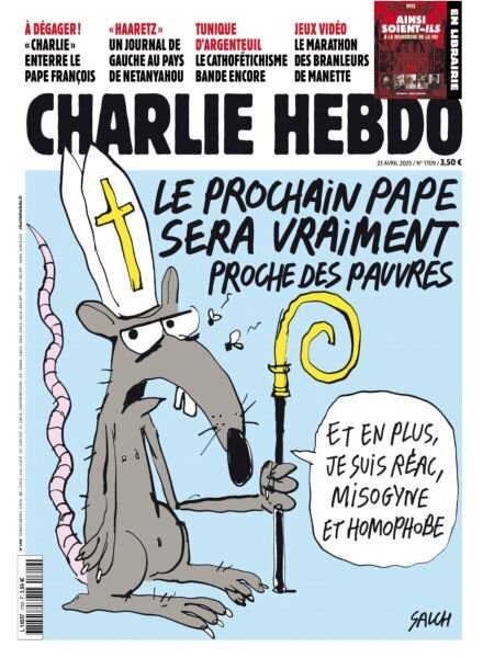 Charlie Hebdo – 23 Avril 2025 Cover
