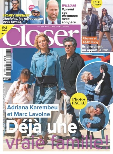 Closer France – 11 Avril 2025 Cover