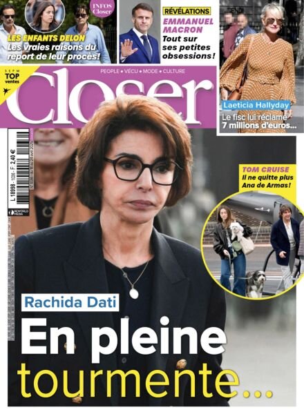 Closer France – 18 Avril 2025 Cover