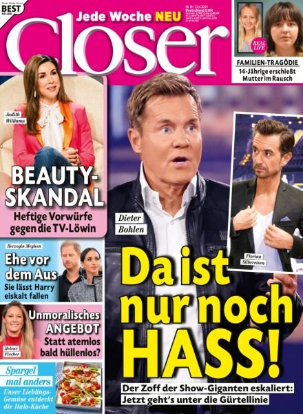 Closer Germany – 23 April 2025 Cover