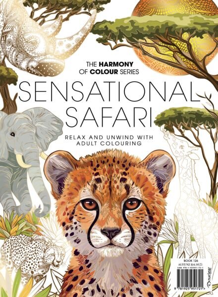 Colouring Book – Sensational Safari – 18 April 2025 Cover