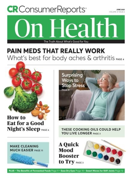Consumer Reports on Health – June 2025 Cover