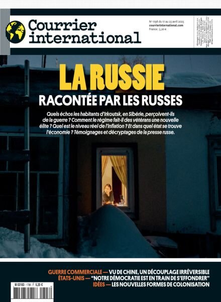 Courrier International – 17 Avril 2025 Cover