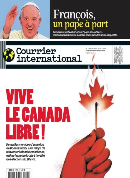 Courrier International – 24 Avril 2025 Cover