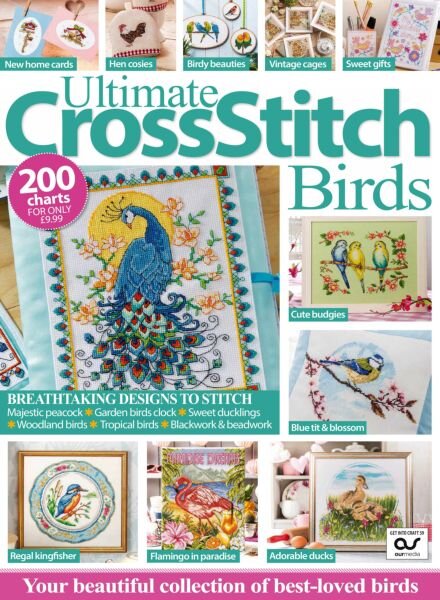 Crafting Specials – Cross Stitch Birds – March 2025 Cover