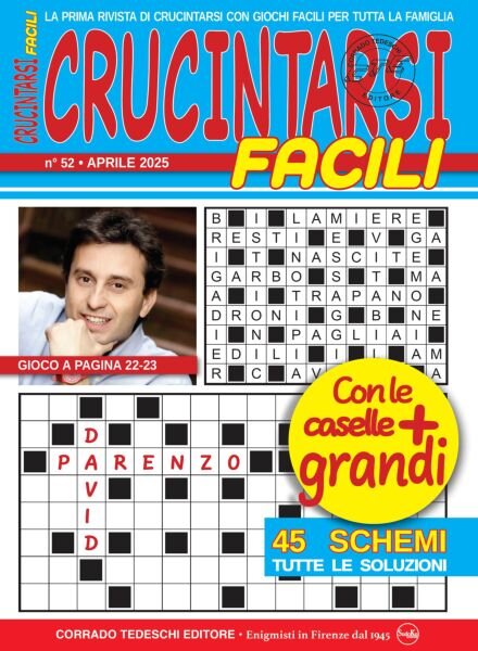 Crucintarsi Facili – Aprile 2025 Cover
