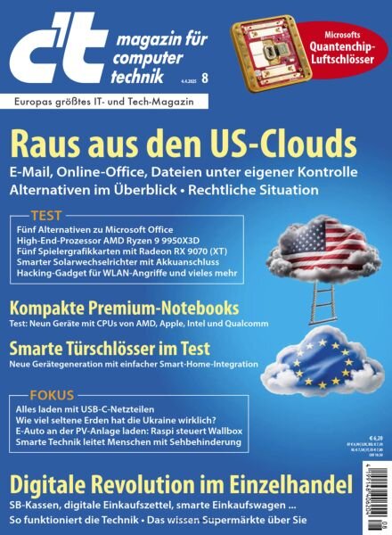 c’t Magazin – 04 April 2025 Cover