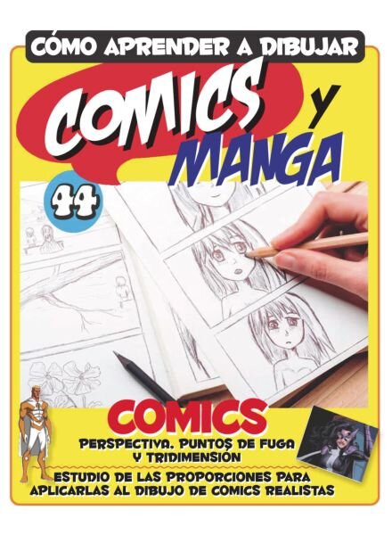 Curso como aprender a dibujar comics y manga – Abril 2025 Cover