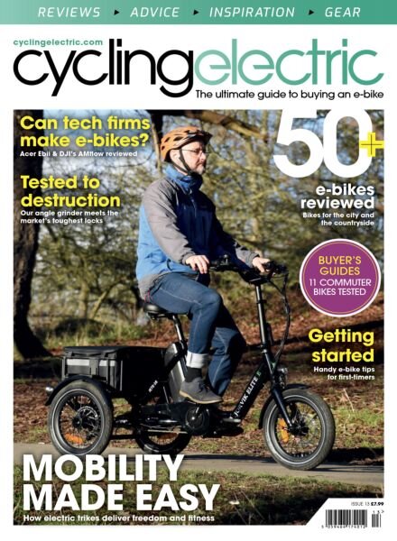 Cycling Electric – March 2025 Cover