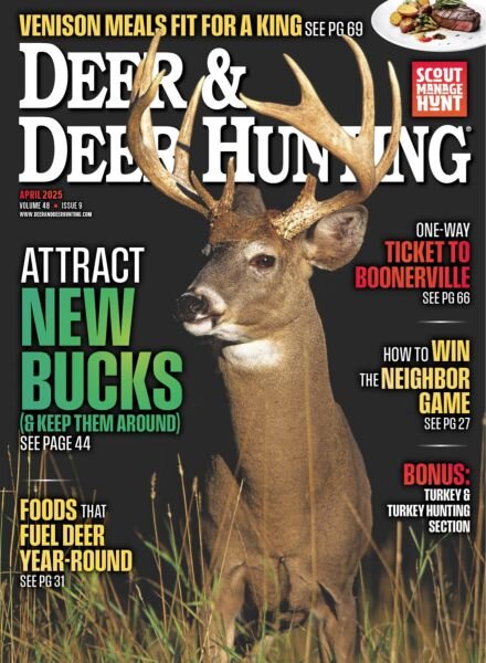 Deer & Deer Hunting – April 2025 Cover