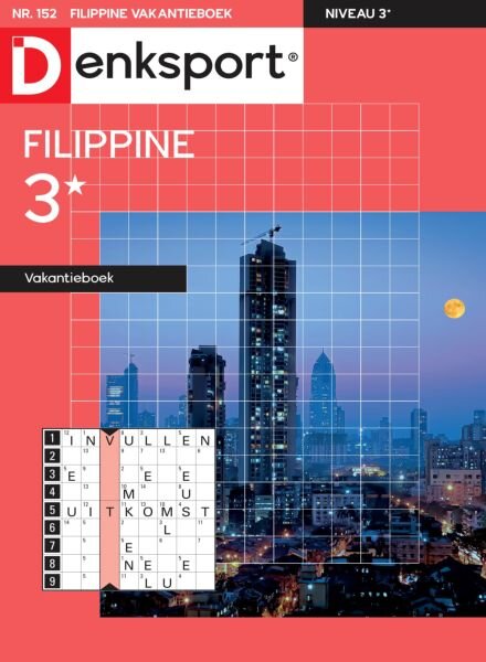 Denksport Filippine 3 Vakantieboek – 3 April 2025 Cover