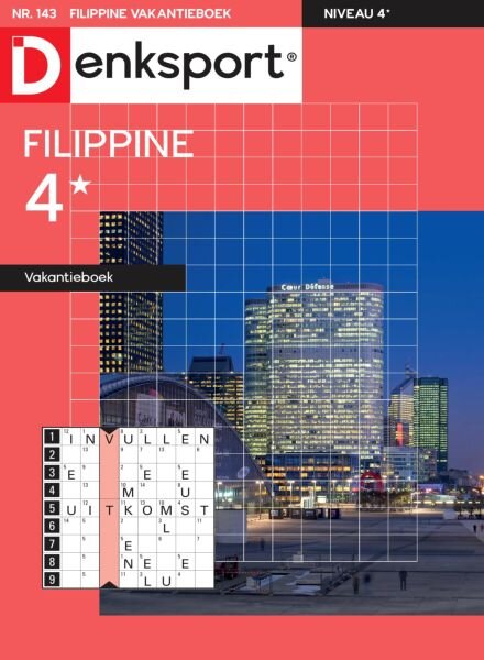 Denksport Filippine 4 Vakantieboek – 3 April 2025 Cover
