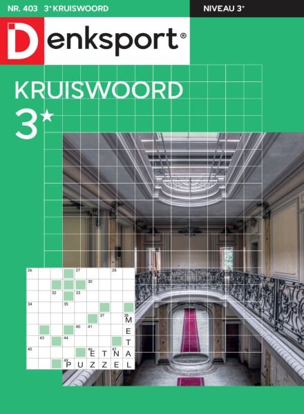 Denksport Kruiswoord 3 – 17 April 2025 Cover