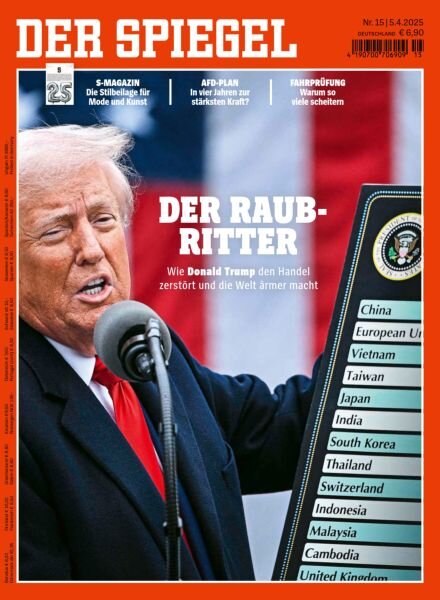 Der Spiegel – 05 April 2025 Cover