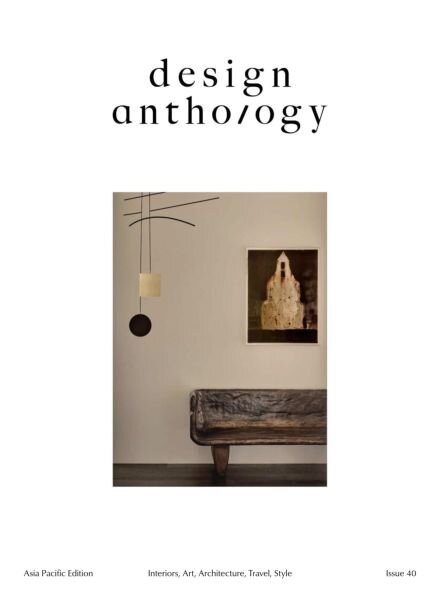 Design Anthology Asia Pacific Edition – Issue 40 2025 Cover
