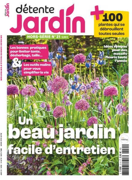 Detente Jardin – Hors-Serie N 21 – Avril-Mai 2025 Cover