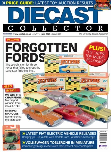 Diecast Collector – June 2025 Cover