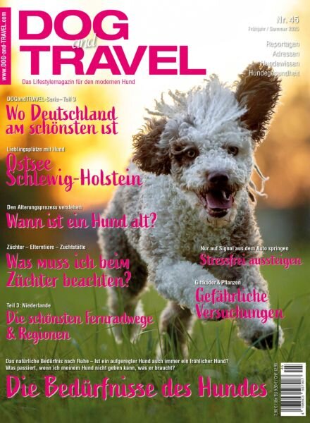DOGandTRAVEL – Fruhjahr-Sommer 2025 Cover
