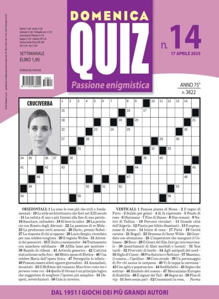 Domenica Quiz – 17 Aprile 2025 Cover