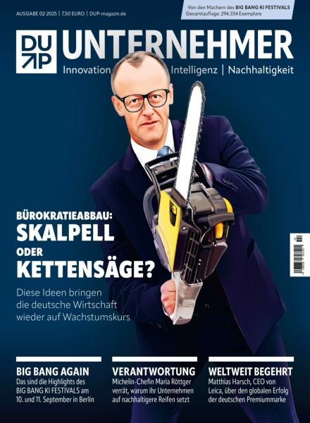 DUP Unternehmer-Magazin – April 2025 Cover