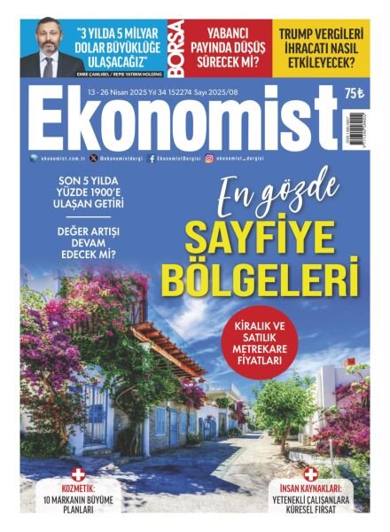 Ekonomist Turkiye – 13 Nisan 2025 Cover