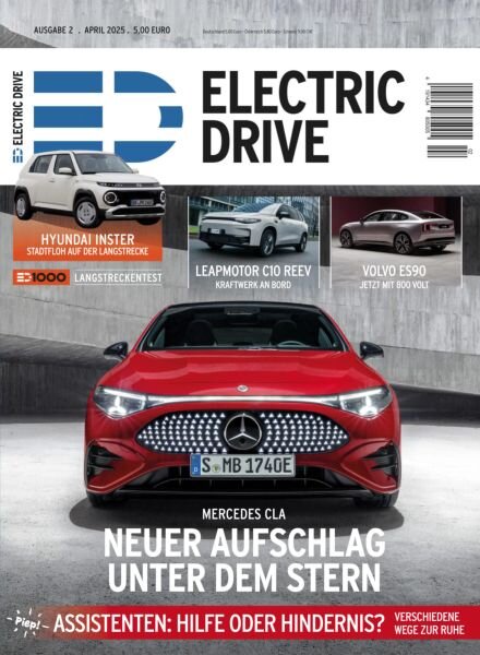 Electric Drive – April-Mai 2025 Cover
