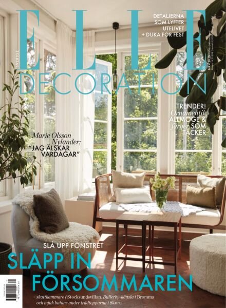 Elle Decoration Sweden – Maj 2025 Cover