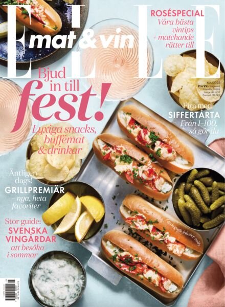 Elle Mat & Vin – Maj 2025 Cover