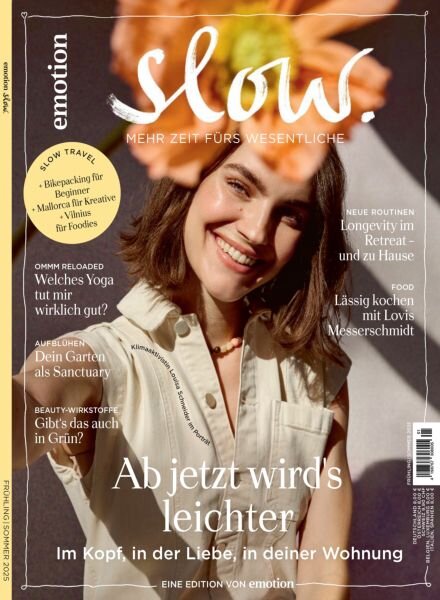 Emotion Slow – Fruhling-Sommer 2025 Cover