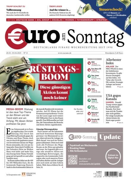 Euro am Sonntag – 28 Marz 2025 Cover