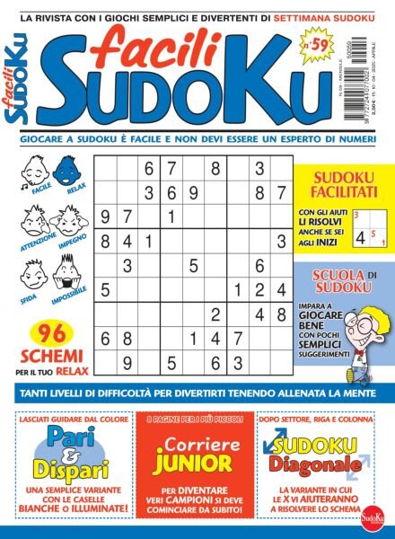 Facili Sudoku – Aprile 2025 Cover
