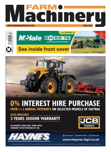 Farm Machinery – April 2025 Cover