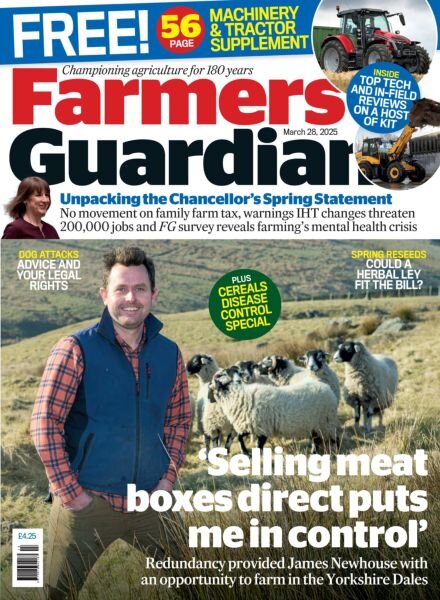 Farmers Guardian – 28 March 2025 Cover