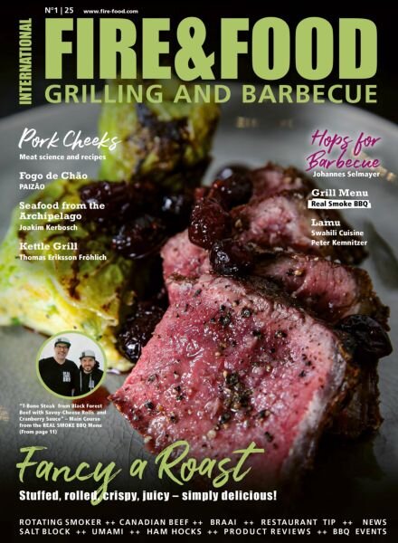 Fire & Food English Edition – Issue 1 2025 Cover