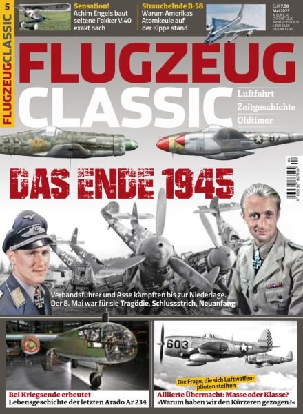 Flugzeug Classic – Mai 2025 Cover