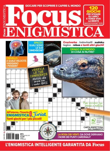 Focus Enigmistica – Maggio-Giugno 2025 Cover