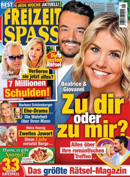 Freizeit Spass – 8 April 2025 Cover