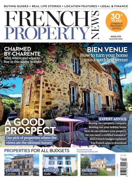 French Property News – Issue 393 2025 Cover