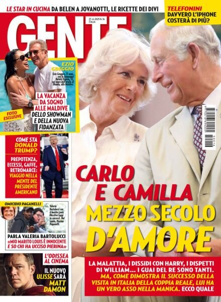 Gente Italia – 27 Aprile 2025 Cover