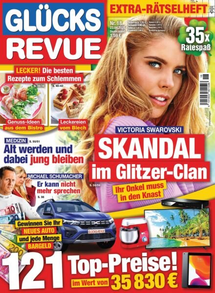 Glucks Revue – 22 April 2025 Cover