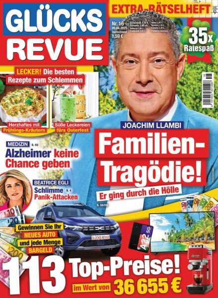 Glucks Revue – 8 April 2025 Cover