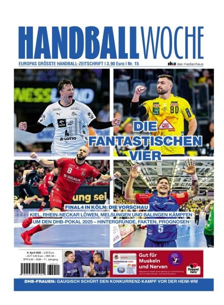 Handballwoche – 8 April 2025 Cover