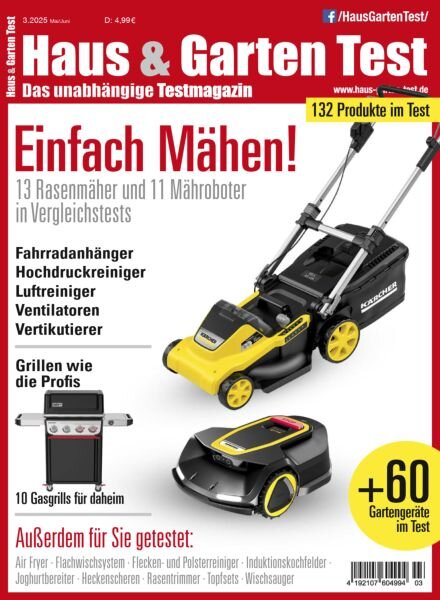 Haus & Garten Test – Mai-Juni 2025 Cover